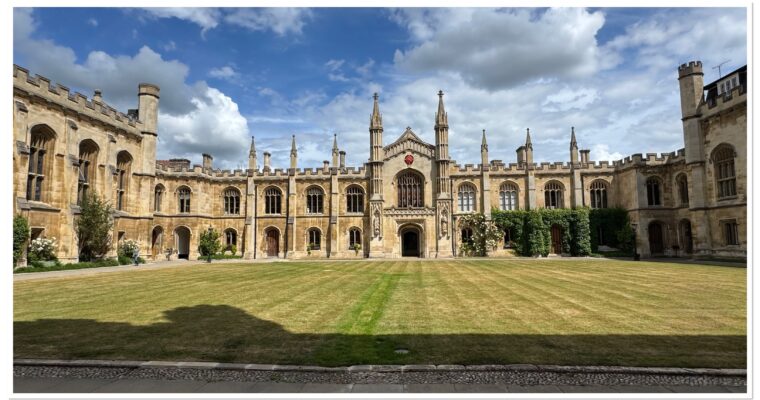 CAMBRIDGE – TWO STATELY HOMES, A WEDDING AND A REUNION