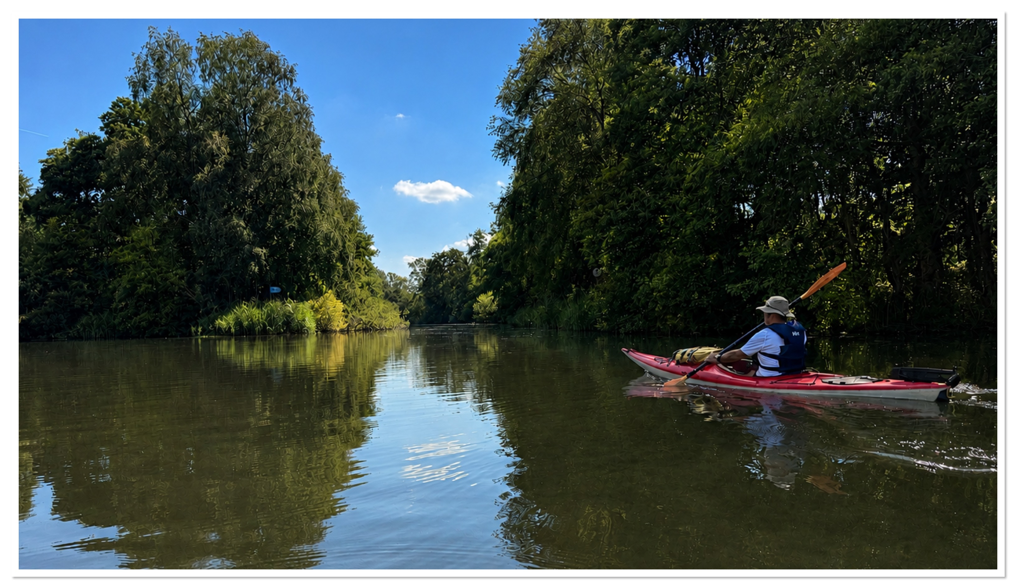 Norfolk Broads, Solo tent box trip